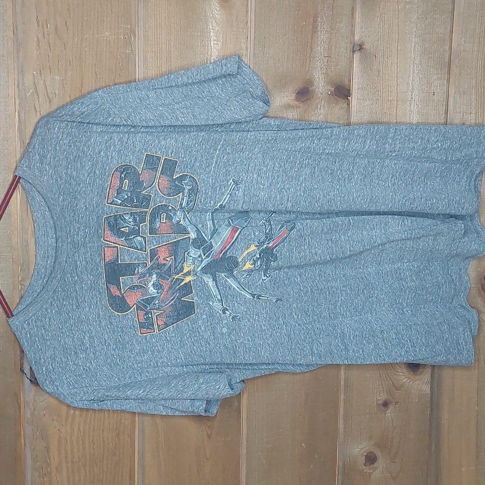 Star Wars T Shirt Heathered Gray